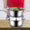 Stainless Steel 3 in 1 Strainer, Grater, Salad Maker Bowl