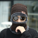 Brown Woolen Head & Neck Cap